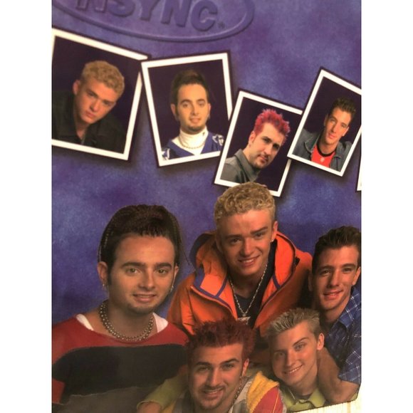 NSync Pocket Folder 1999 Boy Band 90s Justin Timberlake N Sync VTG‎ New Y2K 90s - Picture 1 of 7